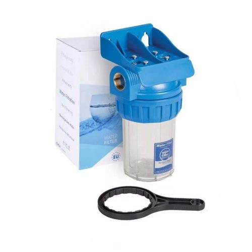 Aquafilter 5″-os Szűrőház 1/2″ csatlakozással, 3 részes, max.: 6 bar – készlet