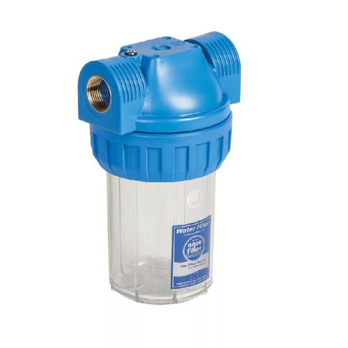 Aquafilter 5”-os szűrőház 1/2 csatlakozással, 3 részes, max.: 6 bar nyomás