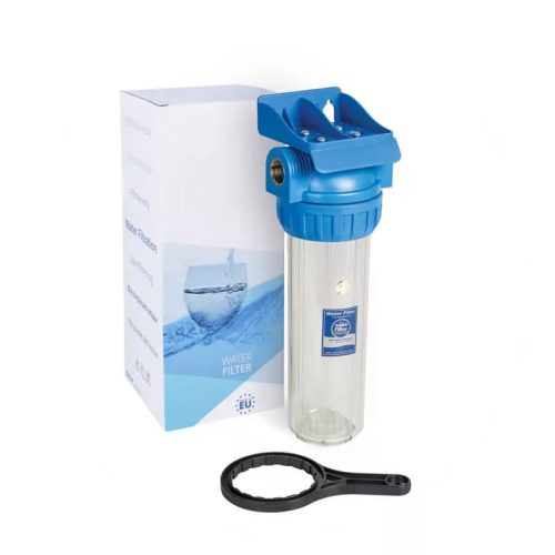 Aquafilter 10″-os Szűrőház 1/2″ csatlakozással, 3 részes, max.: 6 bar
