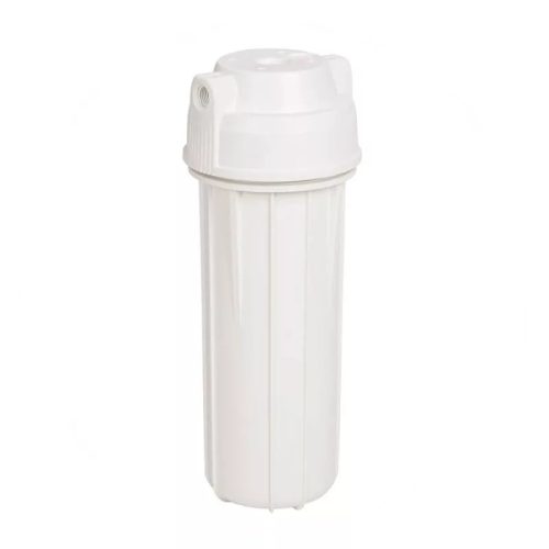 Aquafilter 10″-os Szűrőház fehér, dupla „O” gyűrűs, 1/4″ csatlakozással