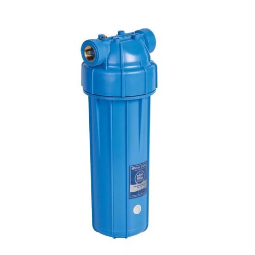 Aquafilter 10″-os Szűrőház 1/2″ csatlakozással, hideg vízre kék házzal